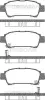 Bremsbelagsatz, Scheibenbremse TRISCAN 8110 13027