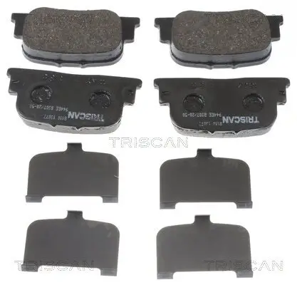 Bremsbelagsatz, Scheibenbremse Hinterachse TRISCAN 8110 13077 Bild Bremsbelagsatz, Scheibenbremse Hinterachse TRISCAN 8110 13077