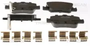 Bremsbelagsatz, Scheibenbremse Hinterachse TRISCAN 8110 13090