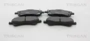 Bremsbelagsatz, Scheibenbremse Vorderachse TRISCAN 8110 13093