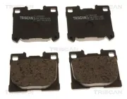 Bremsbelagsatz, Scheibenbremse Hinterachse TRISCAN 8110 13183