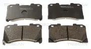 Bremsbelagsatz, Scheibenbremse Vorderachse TRISCAN 8110 13184