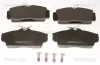 Bremsbelagsatz, Scheibenbremse Vorderachse TRISCAN 8110 14009