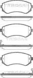 Bremsbelagsatz, Scheibenbremse TRISCAN 8110 14014
