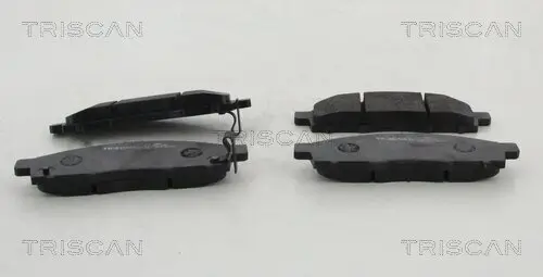 Bremsbelagsatz, Scheibenbremse Vorderachse TRISCAN 8110 14054