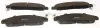 Bremsbelagsatz, Scheibenbremse Vorderachse TRISCAN 8110 14084