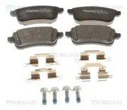 Bremsbelagsatz, Scheibenbremse Hinterachse TRISCAN 8110 14085