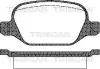 Bremsbelagsatz, Scheibenbremse TRISCAN 8110 15021