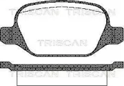 Bremsbelagsatz, Scheibenbremse TRISCAN 8110 15021