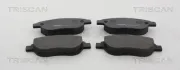 Bremsbelagsatz, Scheibenbremse Vorderachse TRISCAN 8110 15036
