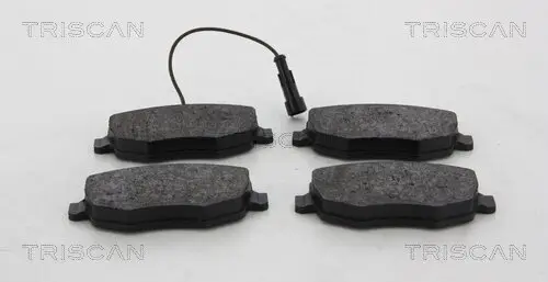 Bremsbelagsatz, Scheibenbremse Vorderachse TRISCAN 8110 15061 Bild Bremsbelagsatz, Scheibenbremse Vorderachse TRISCAN 8110 15061