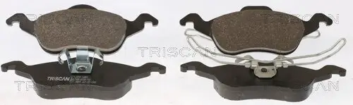 Bremsbelagsatz, Scheibenbremse Vorderachse TRISCAN 8110 16001 Bild Bremsbelagsatz, Scheibenbremse Vorderachse TRISCAN 8110 16001