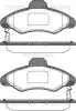 Bremsbelagsatz, Scheibenbremse TRISCAN 8110 16003