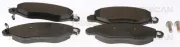 Bremsbelagsatz, Scheibenbremse TRISCAN 8110 16011