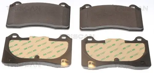Bremsbelagsatz, Scheibenbremse Vorderachse TRISCAN 8110 16042 Bild Bremsbelagsatz, Scheibenbremse Vorderachse TRISCAN 8110 16042