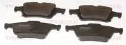 Bremsbelagsatz, Scheibenbremse Hinterachse TRISCAN 8110 16043