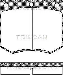 Bremsbelagsatz, Scheibenbremse TRISCAN 8110 16229 Bild Bremsbelagsatz, Scheibenbremse TRISCAN 8110 16229