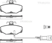 Bremsbelagsatz, Scheibenbremse TRISCAN 8110 16827
