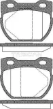 Bremsbelagsatz, Scheibenbremse TRISCAN 8110 17013