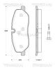 Bremsbelagsatz, Scheibenbremse Vorderachse TRISCAN 8110 17025