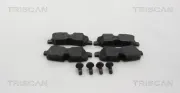 Bremsbelagsatz, Scheibenbremse TRISCAN 8110 17029