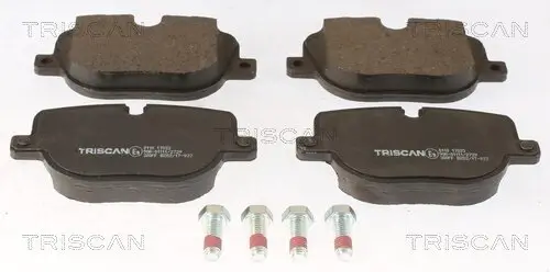 Bremsbelagsatz, Scheibenbremse Hinterachse TRISCAN 8110 17033
