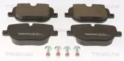 Bremsbelagsatz, Scheibenbremse Hinterachse TRISCAN 8110 17033