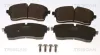 Bremsbelagsatz, Scheibenbremse TRISCAN 8110 17038