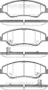 Bremsbelagsatz, Scheibenbremse Vorderachse TRISCAN 8110 18005