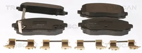 Bremsbelagsatz, Scheibenbremse Vorderachse TRISCAN 8110 18017