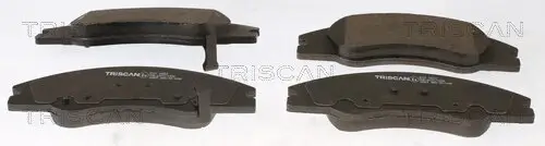 Bremsbelagsatz, Scheibenbremse Vorderachse TRISCAN 8110 18022