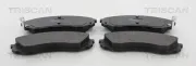 Bremsbelagsatz, Scheibenbremse TRISCAN 8110 18026