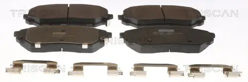 Bremsbelagsatz, Scheibenbremse Vorderachse TRISCAN 8110 18035
