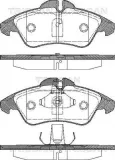 Bremsbelagsatz, Scheibenbremse TRISCAN 8110 23008