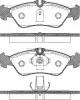 Bremsbelagsatz, Scheibenbremse TRISCAN 8110 23010