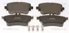 Bremsbelagsatz, Scheibenbremse Vorderachse TRISCAN 8110 23073