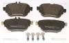 Bremsbelagsatz, Scheibenbremse Hinterachse TRISCAN 8110 23097