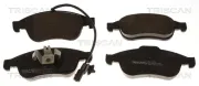 Bremsbelagsatz, Scheibenbremse Vorderachse TRISCAN 8110 23104