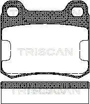 Bremsbelagsatz, Scheibenbremse TRISCAN 8110 23995