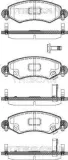 Bremsbelagsatz, Scheibenbremse TRISCAN 8110 24017