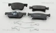 Bremsbelagsatz, Scheibenbremse Vorderachse TRISCAN 8110 24046