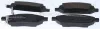 Bremsbelagsatz, Scheibenbremse Vorderachse TRISCAN 8110 24052