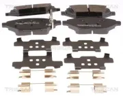 Bremsbelagsatz, Scheibenbremse Vorderachse TRISCAN 8110 24053