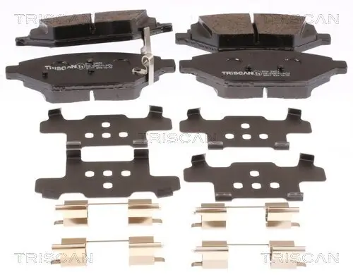 Bremsbelagsatz, Scheibenbremse Vorderachse TRISCAN 8110 24053 Bild Bremsbelagsatz, Scheibenbremse Vorderachse TRISCAN 8110 24053