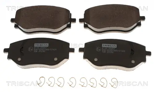 Bremsbelagsatz, Scheibenbremse TRISCAN 8110 25057