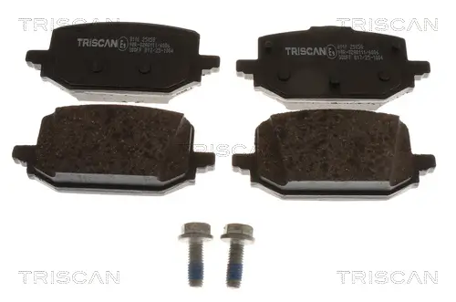 Bremsbelagsatz, Scheibenbremse TRISCAN 8110 25058