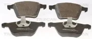 Bremsbelagsatz, Scheibenbremse Vorderachse TRISCAN 8110 27012