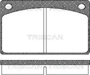 Bremsbelagsatz, Scheibenbremse TRISCAN 8110 27602