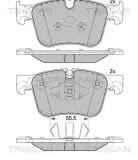 Bremsbelagsatz, Scheibenbremse Vorderachse TRISCAN 8110 28063