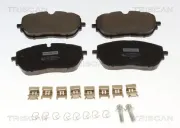 Bremsbelagsatz, Scheibenbremse TRISCAN 8110 28068